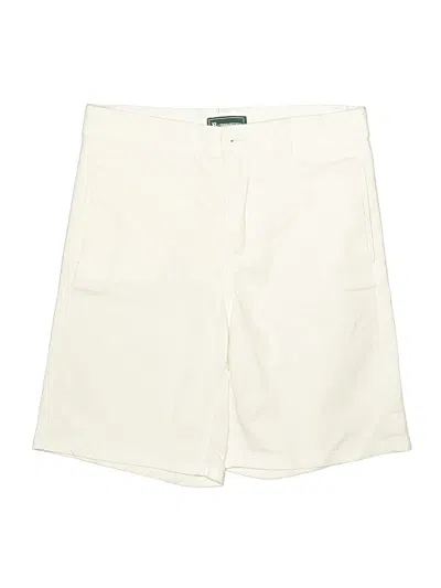 Pre-owned Brooks Brothers Kids' Khaki Shorts In White