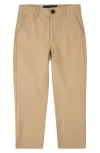Brooks Brothers Kids' Flat Front Dress Pants In Neutral
