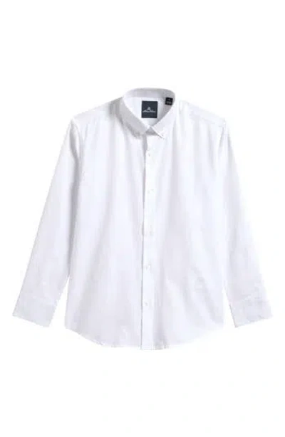 Brooks Brothers Kids' Long Sleeve Dress Shirt In White