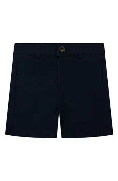 Brooks Brothers Kids' Solid Cotton Chino Shorts In Black
