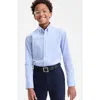 Brooks Brothers Kids' Solid Dress Shirt In Animal Print