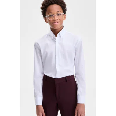Brooks Brothers Kids' Solid Dress Short In White