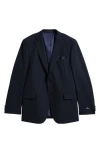 Brooks Brothers Kids' Textured Suit Jacket In Blue