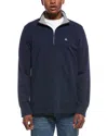 Brooks Brothers Knit 1/2-zip Pullover In Blue