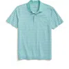 Brooks Brothers Knit Perforated Bb1 Stripe Polo