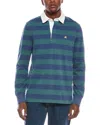 Brooks Brothers Knit Rugby Polo Shirt In Green