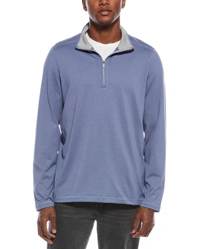 BROOKS BROTHERS KNIT SOLID 1/4-ZIP PULLOVER
