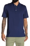 Brooks Brothers Knit Solid Polo In Navy