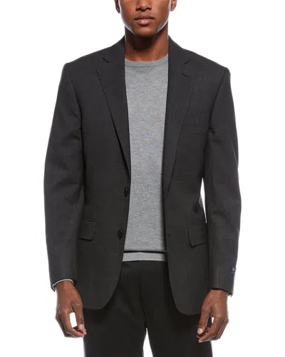Brooks Brothers Knit Wool-blend Suit Jacket In Blue