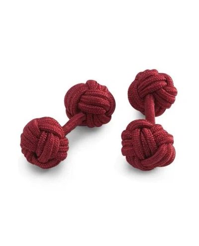 Brooks Brothers Knot Cuff Links  | Burgundy