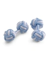 Brooks Brothers Knot Cuff Links  | Light Blue/white In Light Blue,white