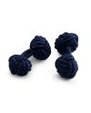 Brooks Brothers Knot Cuff Links  | Navy In Blue