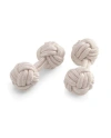 Brooks Brothers Knot Cuff Links  | Off White In Neutral