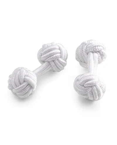 Brooks Brothers Knot Cuff Links  | White In White