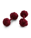 Brooks Brothers Knot Cuff Links  | Wine In Red
