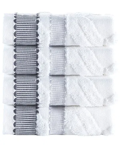 BROOKS BROTHERS BROOKS BROTHERS LARGE SQUARE 4PC WASH TOWELS