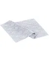Brooks Brothers Large Square Bath Mat In Silver