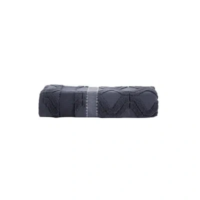 Brooks Brothers Large Square Bath Towel In Anthracite