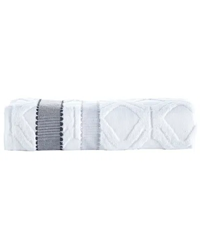 Brooks Brothers Large Square Bath Towel In White