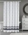 Brooks Brothers Large Square Shower Curtain In Silver