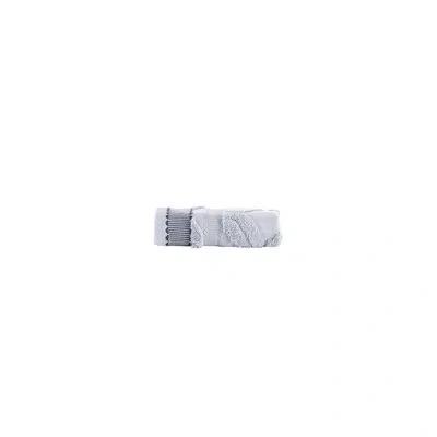 Brooks Brothers Large Square Wash Towel In Silver