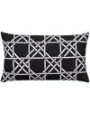 Brooks Brothers Lattice Work Decorative Cotton Pillow