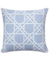 Brooks Brothers Lattice Work Decorative Cotton Pillow
