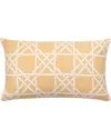 Brooks Brothers Lattice Work Decorative Cotton Pillow