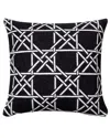Brooks Brothers Lattice Work Decorative Cotton Pillow