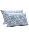 Brooks Brothers Lattice Work Decorative Pillow