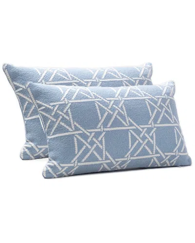 BROOKS BROTHERS BROOKS BROTHERS LATTICE WORK DECORATIVE PILLOW