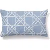 Brooks Brothers Lattice Work Decorative Throw Pillow In Blue