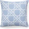 Brooks Brothers Lattice Work Decorative Throw Pillow In Blue