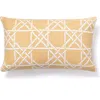 Brooks Brothers Lattice Work Decorative Throw Pillow In Yellow
