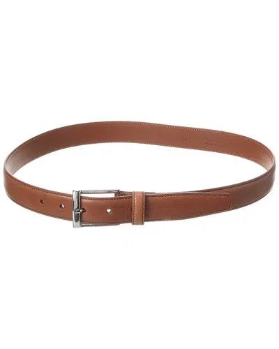 Brooks Brothers Leather Belt In Brown