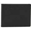 Brooks Brothers Leather Bifold Wallet In Black