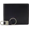 Brooks Brothers Leather Wallet & Keyring Gift Set