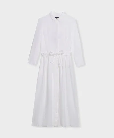 Brooks Brothers Linen Belted Shirt Dress
