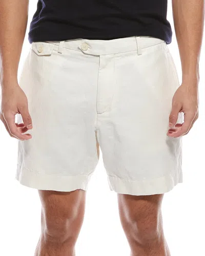 Brooks Brothers Linen-blend Short In White