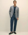 Brooks Brothers Linen Cotton Pants In Blue