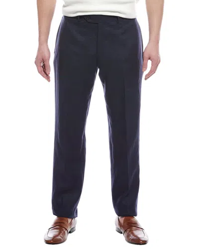 Brooks Brothers Linen Pant In Black