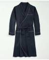 BROOKS BROTHERS LINEN ROBE | NAVY | SIZE LARGE