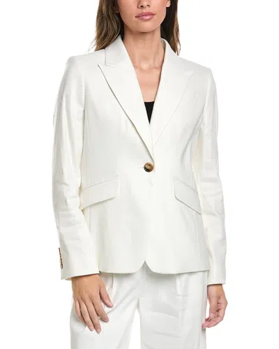 Brooks Brothers Linen-blend Jacket In White