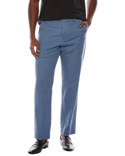 Brooks Brothers Linen-blend Pant In Blue