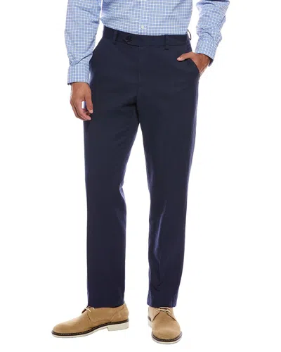 Brooks Brothers Linen-blend Pant In Blue