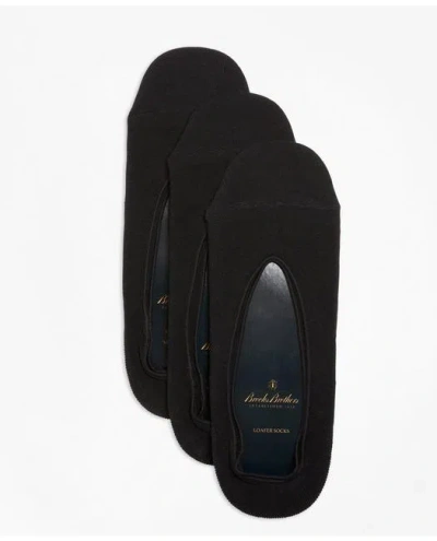 Brooks Brothers Loafer Socks-three Pack | Black