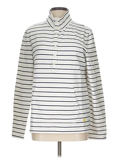 Pre-owned Brooks Brothers Long Sleeve Blouse In Ivory