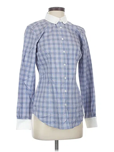 Pre-owned Brooks Brothers Long Sleeve Button Down Shirt In Blue