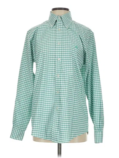 Pre-owned Brooks Brothers Long Sleeve Button Down Shirt In Blue