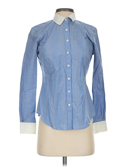 Pre-owned Brooks Brothers Long Sleeve Button Down Shirt In Blue